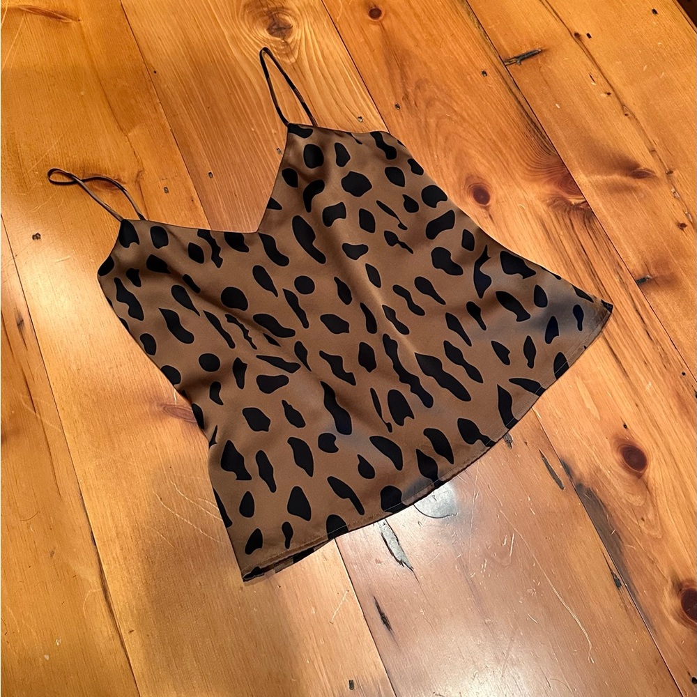 Stunning animal print women’s L’Agence camisole, SIZE SMALL